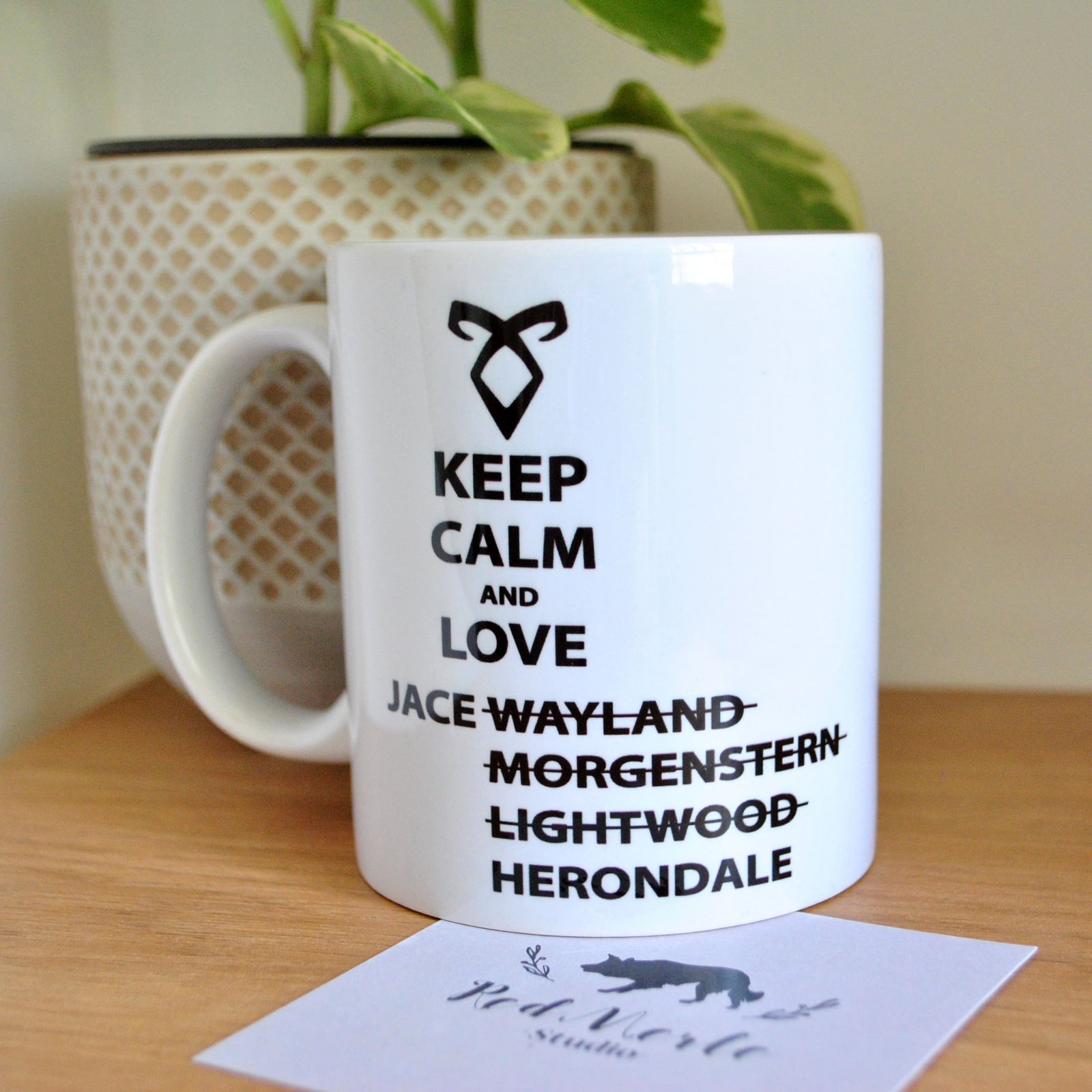 Taza Cazadores de Sombras - Keep Calm and Love Jace