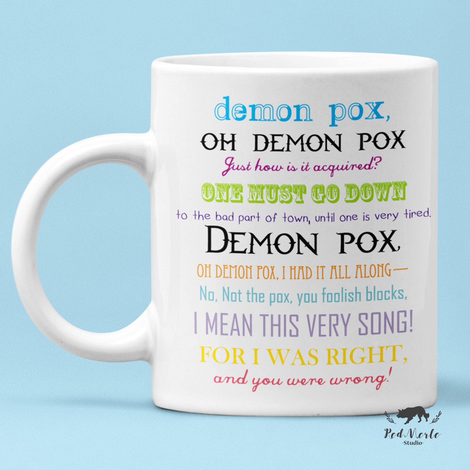 Taza Cazadores de Sombras - Demon Pox