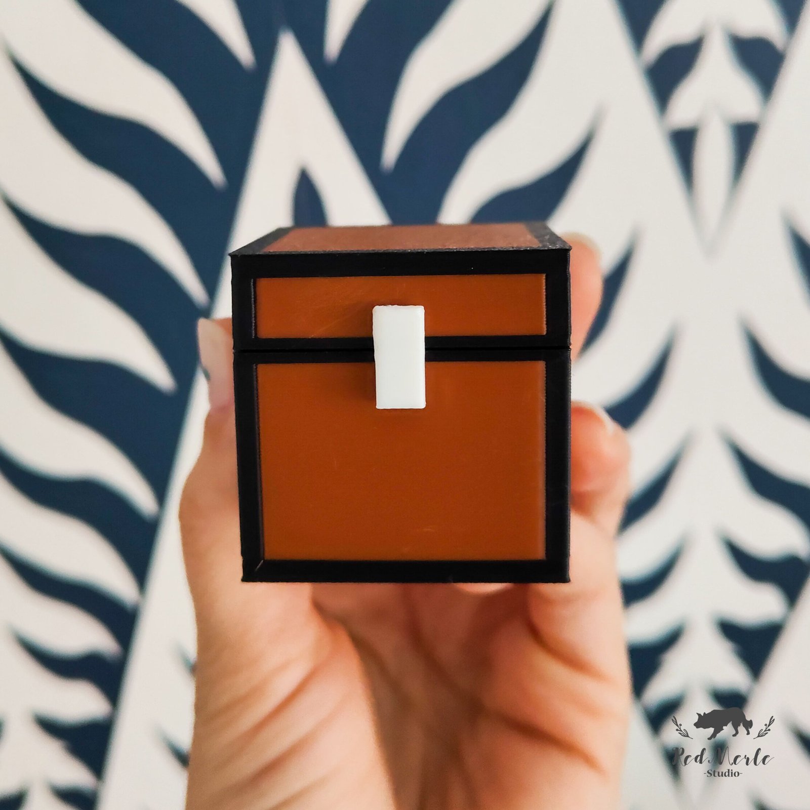 Caja almacenaje cofre Minecraft.