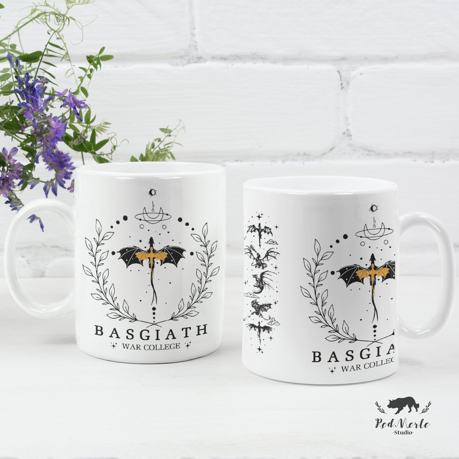 Taza Alas de Sangre - Escuela de Guerra Basgiath