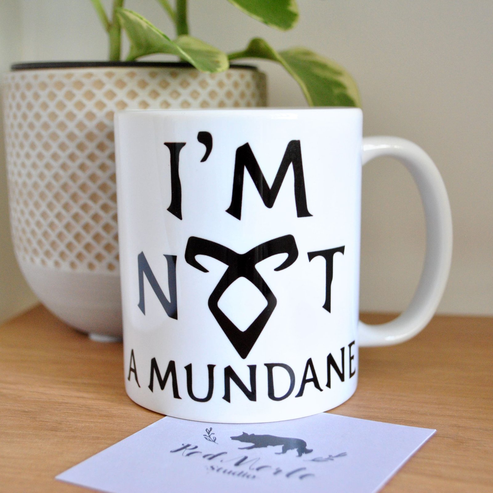 Taza Cazadores de Sombras - I'm not a Mundane