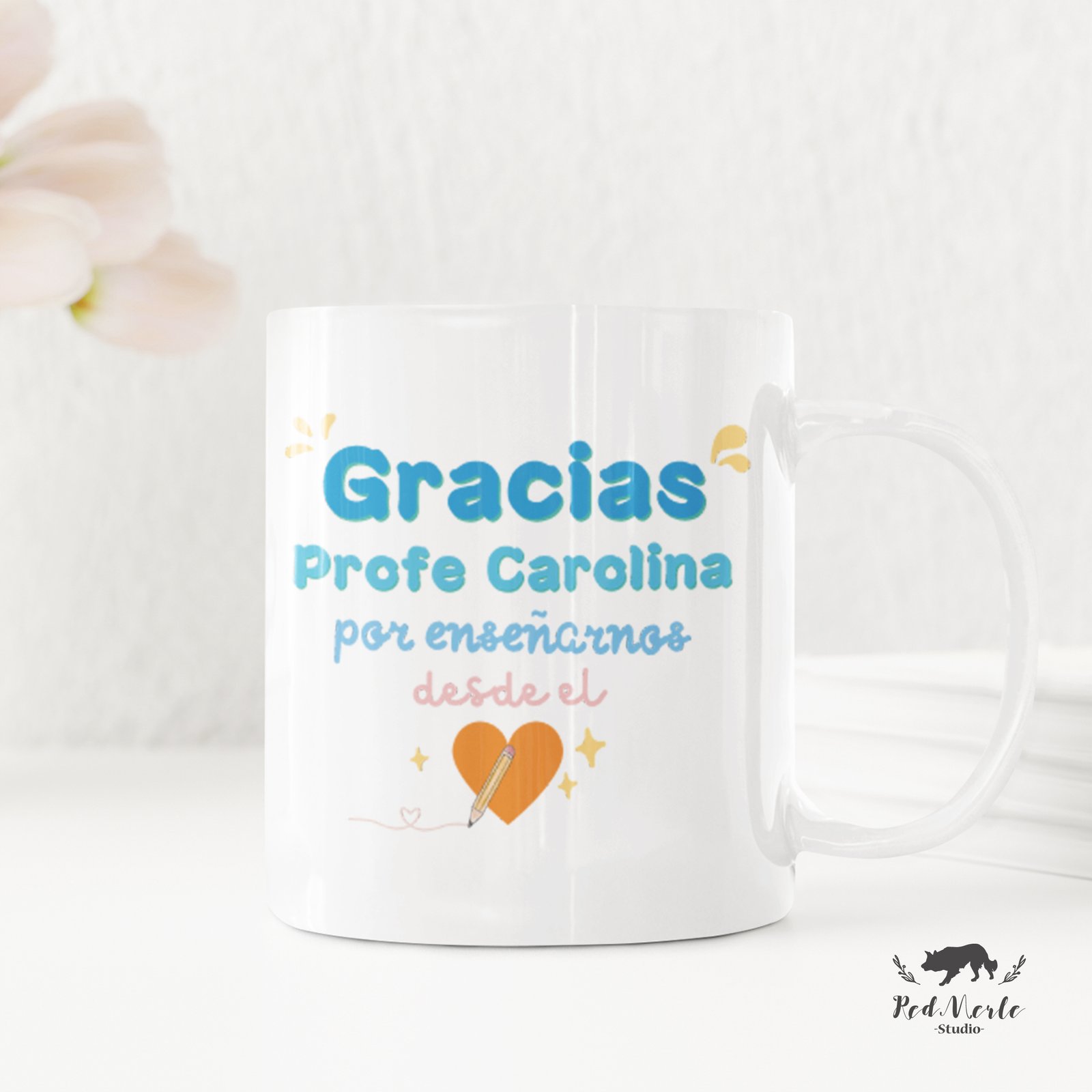 Taza Profe desde el corazón